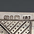 1893 British antique sterling silver card case 56g Frederick Marson