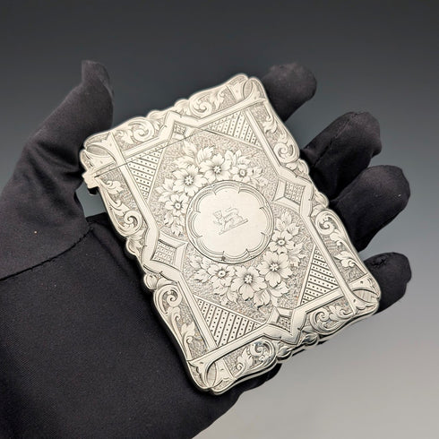 1893 英國古董純銀卡包 56 克 Frederick Marson