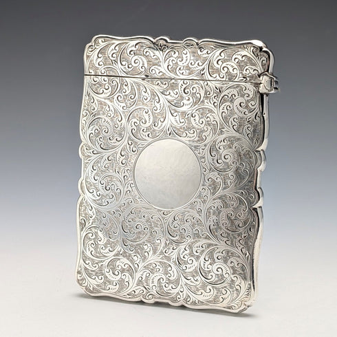 1894 英國古董純銀卡包 55 克 Frederick Marson