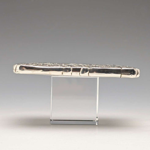 1894 British antique sterling silver card case 55g Frederick Marson