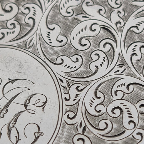 1894 英國古董純銀卡包 55 克 Frederick Marson