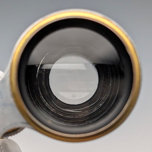 フレンチアンティーク フローラル装飾 オペラグラス 双眼鏡 Laval ケース付き