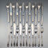 1869 British Antique All Pure Silver Fish Cutlery Set, 12 Pairs, Total Weight 1161g, Mappin Brothers