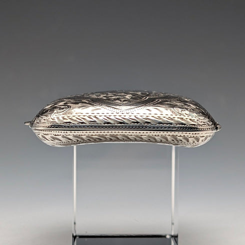 1929年 英国ヴィンテージ 純銀製 シガレットケース 59g George Frank Bickerton