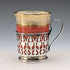 1929 年英國復古純銀杯托瓷杯 3 件套 Walker&Hall,AYNSLEY