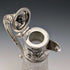 Antique British cut glass and silver plate water jug