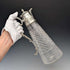 Antique British cut glass and silver plate water jug