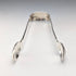 1844 British antique sterling silver sugar tongs 60g Chawner & Co.