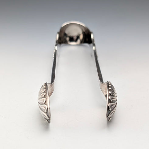 1853年 英国アンティーク シルバープレート製 シュガートング Elkington