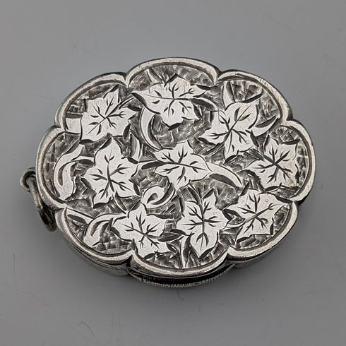 1881年 英国アンティーク 純銀製 ヴィネグレット 21g Hilliard&Thomason