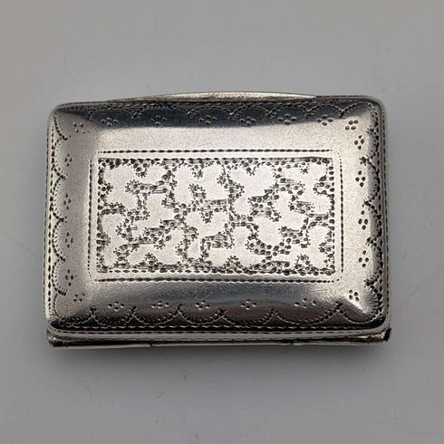 1830 British Antique William IV Sterling Silver Vinaigrette 18g Thomas Shaw