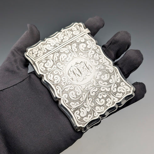 1895 年英國古董純銀卡包 48 克 Colen Hewer Cheshire