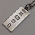 1977 British sterling silver jubilee ingot pendant and sterling silver chain, total weight 21g, Excalibur Jewellery②
