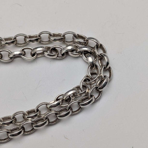 1977 British Sterling Silver Jubilee Ingot Pendant & Sterling Silver Chain, 40g, Troika Designs