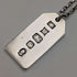 1977 British sterling silver jubilee ingot pendant and sterling silver chain, total weight 43g CJ