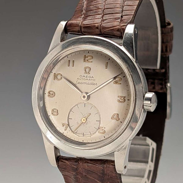 約 1950 年歐米茄海馬 Ref2576-11 男士自動手錶 Cal342 工作狀況良好