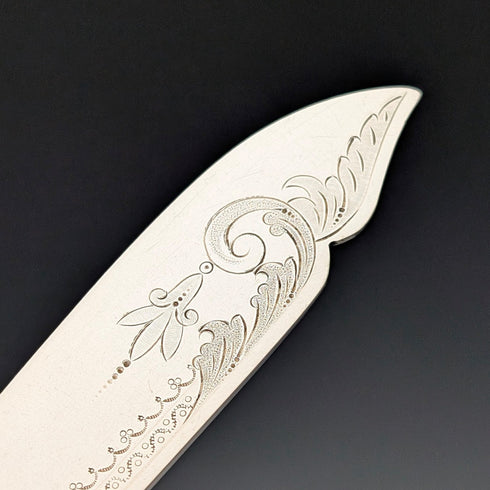 1876年 英国アンティーク シルバープレート製 カトラリー6ペア 木箱入り Harrison Brothers&Howson