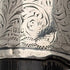 1906年 英国アンティーク 黒軸 純銀製 丸ハンドル ステッキ 杖 90cm W H Carrington