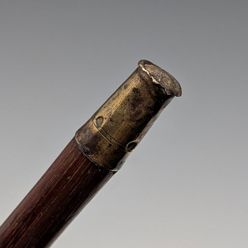 英国ヴィンテージ ゴルフクラブ型ハンドル ブラウンシャフト ステッキ 杖 92cm