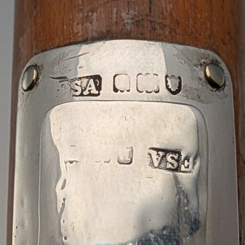 20世紀初頭 英国アンティーク ホースメジャー付きステッキ タンシャフト 93cm Swaine&Adeney