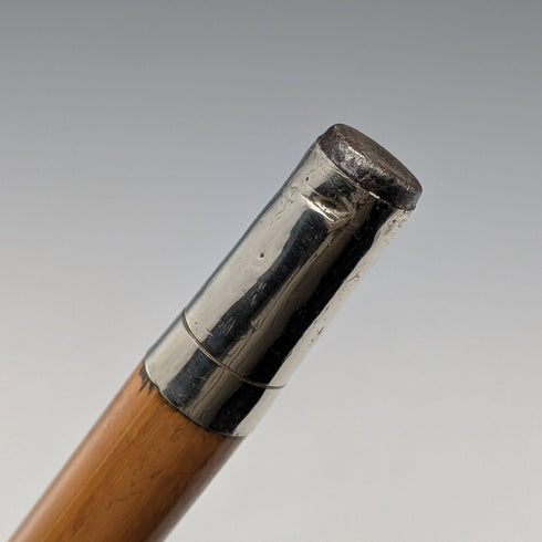 20世紀初頭 英国アンティーク ホースメジャー付きステッキ タンシャフト 93cm Swaine&Adeney