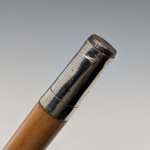 20世紀初頭 英国アンティーク ホースメジャー付きステッキ タンシャフト 93cm Swaine&Adeney
