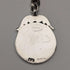Circa 1900 British antique sterling silver Albert chain, 42g, enamel decoration, sterling silver medal fob