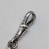 Circa 1900 British antique sterling silver Albert chain, 42g, enamel decoration, sterling silver medal fob
