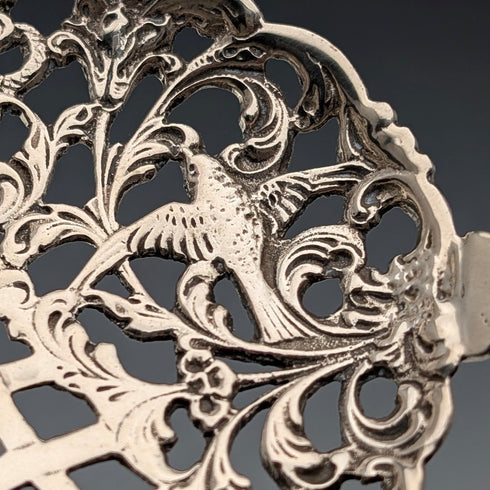 1922 年荷蘭古董 835 銀鳥裝飾切片機 43g W2V