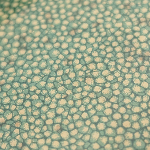 ヴィンテージ グリーンガルーシャ風 ゴールドプレート シガレットケース