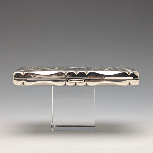 1906 英國古董純銀雙門卡片盒,84 克,Hilliard & Thomason