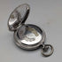 Antique Longines pocket watch, circa 1904, Art Nouveau engravings, silver side hunter case, in good working order