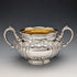 1891 British antique sterling silver large sugar bowl 395g Walter & John Barnard