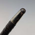Antique British bone fist-shaped round handle walking stick, 85cm