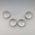 Vintage British silver plate napkin rings, set of 4
