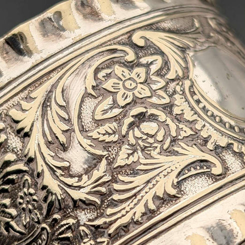 Vintage British silver plate napkin rings, set of 4
