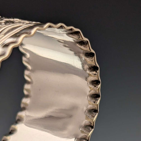 Vintage British silver plate napkin rings, set of 4