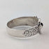 British vintage Victorian design sterling silver ring (size 8-9)