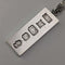 1977 British sterling silver jubilee ingot pendant and sterling silver chain, total weight 22g, WJ Co.