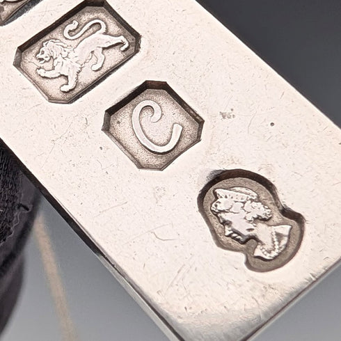 1977 年英國純銀禧年錠吊墜和純銀鍊,總重 22 克,WJ 公司。