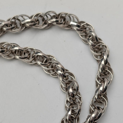 復古綠色天河石和純銀吊墜,搭配純銀項鍊