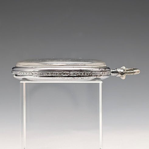 Antique Swiss LANCO pocket watch Art Deco alloy case in good working order