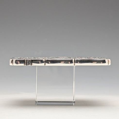 1871 年英國古董純銀卡片盒,67 克,盒裝,狀況良好,羅伯特桑頓