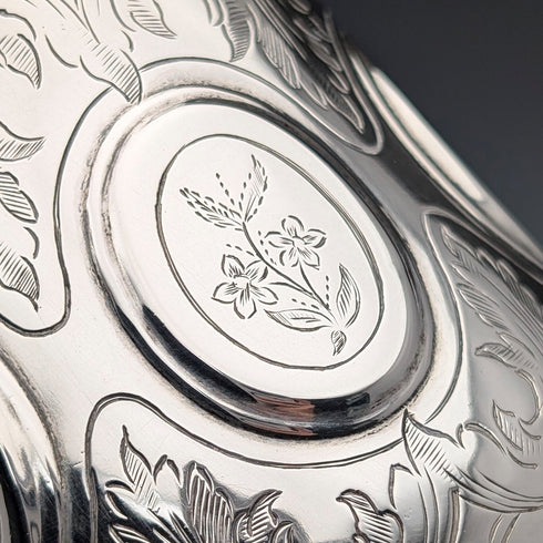 1855年 英国アンティーク 純銀製 マグカップ 139g Henry Wilkinson