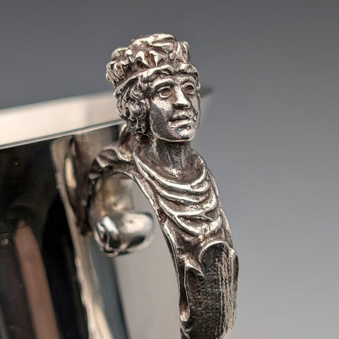 1977 Queen Elizabeth II 25th Coronation Jubilee Pure Silver Mug 305g Birmingham Mint Box and instructions included Very good condition