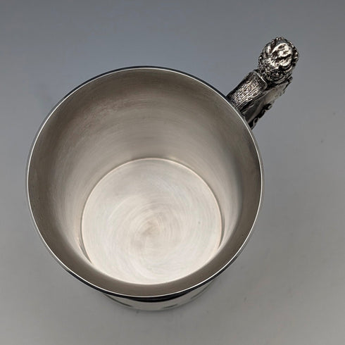 1977 Queen Elizabeth II 25th Coronation Jubilee Pure Silver Mug 305g Birmingham Mint Box and instructions included Very good condition