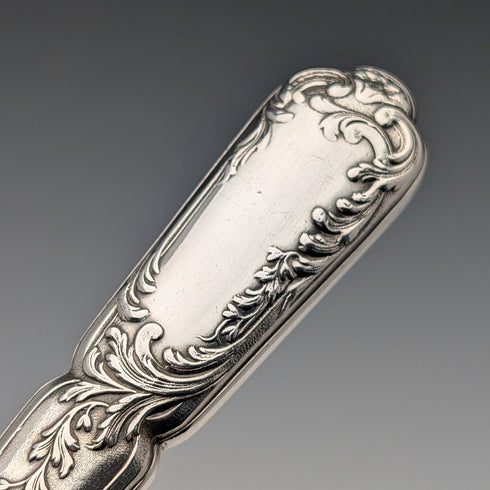 1900年頃 フレンチアンティーク シルバープレート製 フィッシュサーバーセット ケース入 SFAM