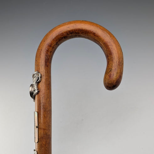 ヴィンテージ 英国周遊 ツーリストステッキ タンシャフト 78cm