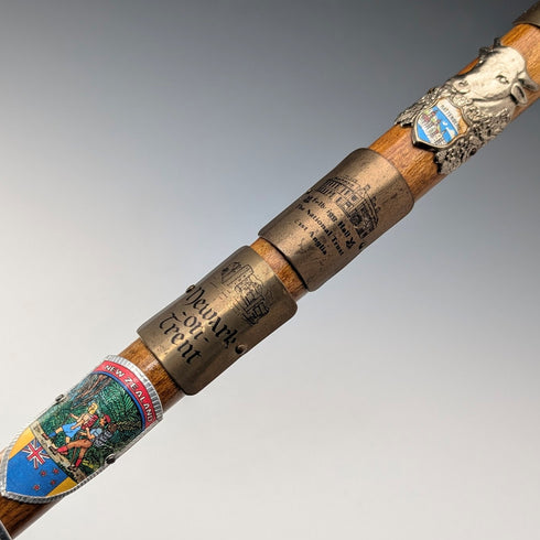 ヴィンテージ 英国周遊 ツーリストステッキ タンシャフト 78cm