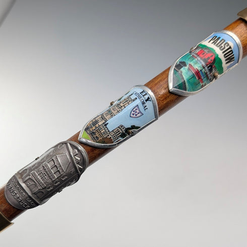 ヴィンテージ 英国周遊 ツーリストステッキ タンシャフト 78cm